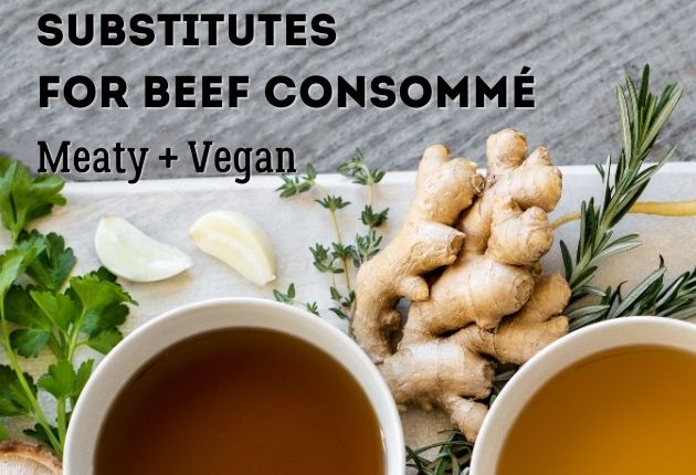 Substitutes for beef consomme