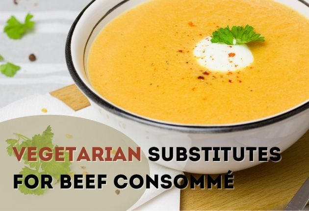 Vegetarian substitutes for beef consomme