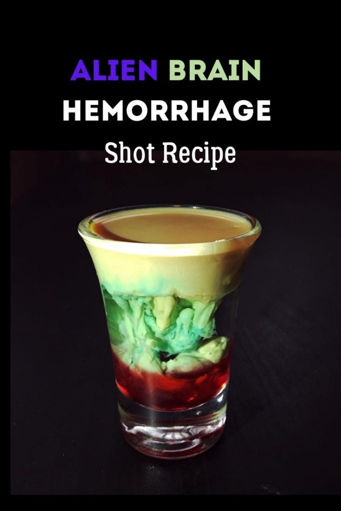 Alien brain hemorrhage shot Recipe