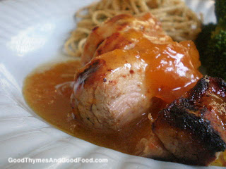 Apricot Glazed Pork Tenderloin