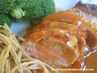 Apricot Glazed Pork Tenderloin