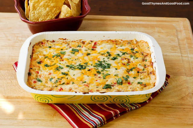 Baked Tex-Mex Pimento Bean Dip