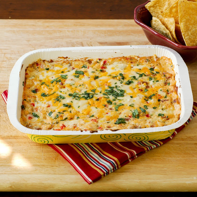 Baked Tex-Mex Pimento Bean Dip