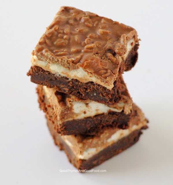 Brownie Marshmallow Crunch Bars
