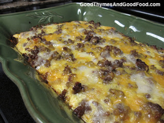 Egg and Sausage Strata