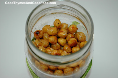 Garlic Roasted Chickpeas