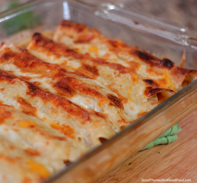 Honey Lime Chicken Enchiladas