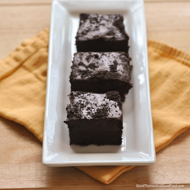 Oreo Truffle Brownies