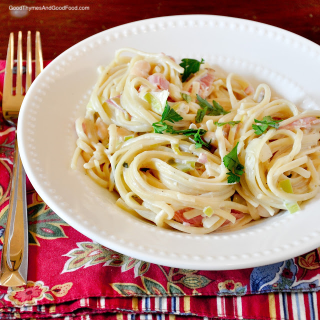 Pasta with White Beans and Prosciutto