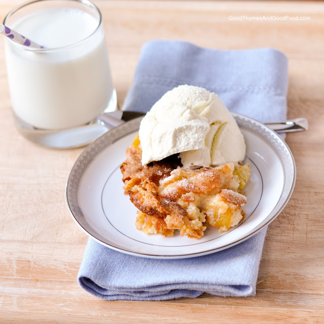 Peaches and Cream Cake