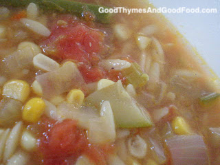 Summer vegetable soup