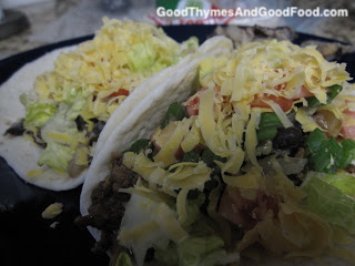 Authentic Mexican Ground Beef Taco Recipe | Good Thymes and Good Food