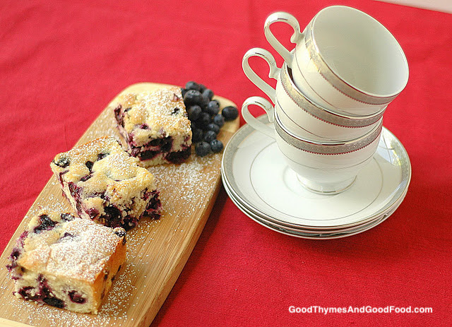 Buttermilk Blueberry Breakfast Cake