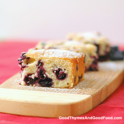 Buttermilk Blueberry Breakfast Cake