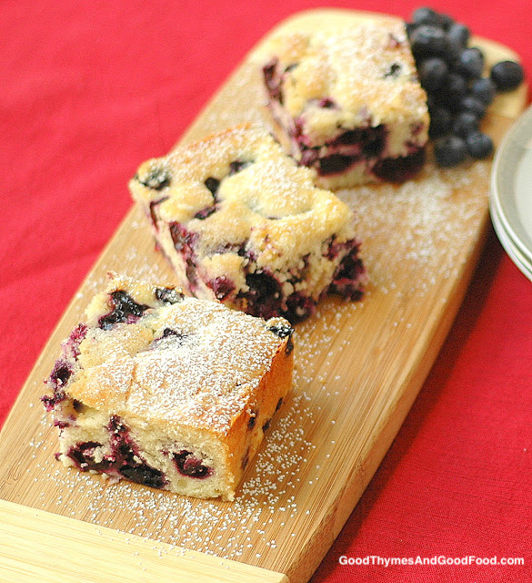 Buttermilk Blueberry Breakfast Cake