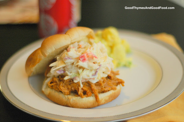 Pulled Pork with Orange Barbecue Sauce