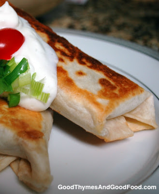 Shredded Beef Chimichangas