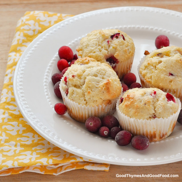 Cranberry Buttermilk Muffins