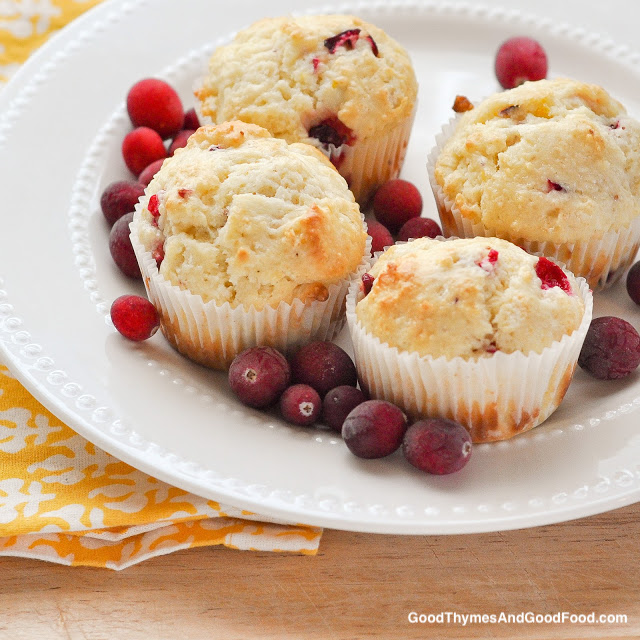 Cranberry Buttermilk Muffins